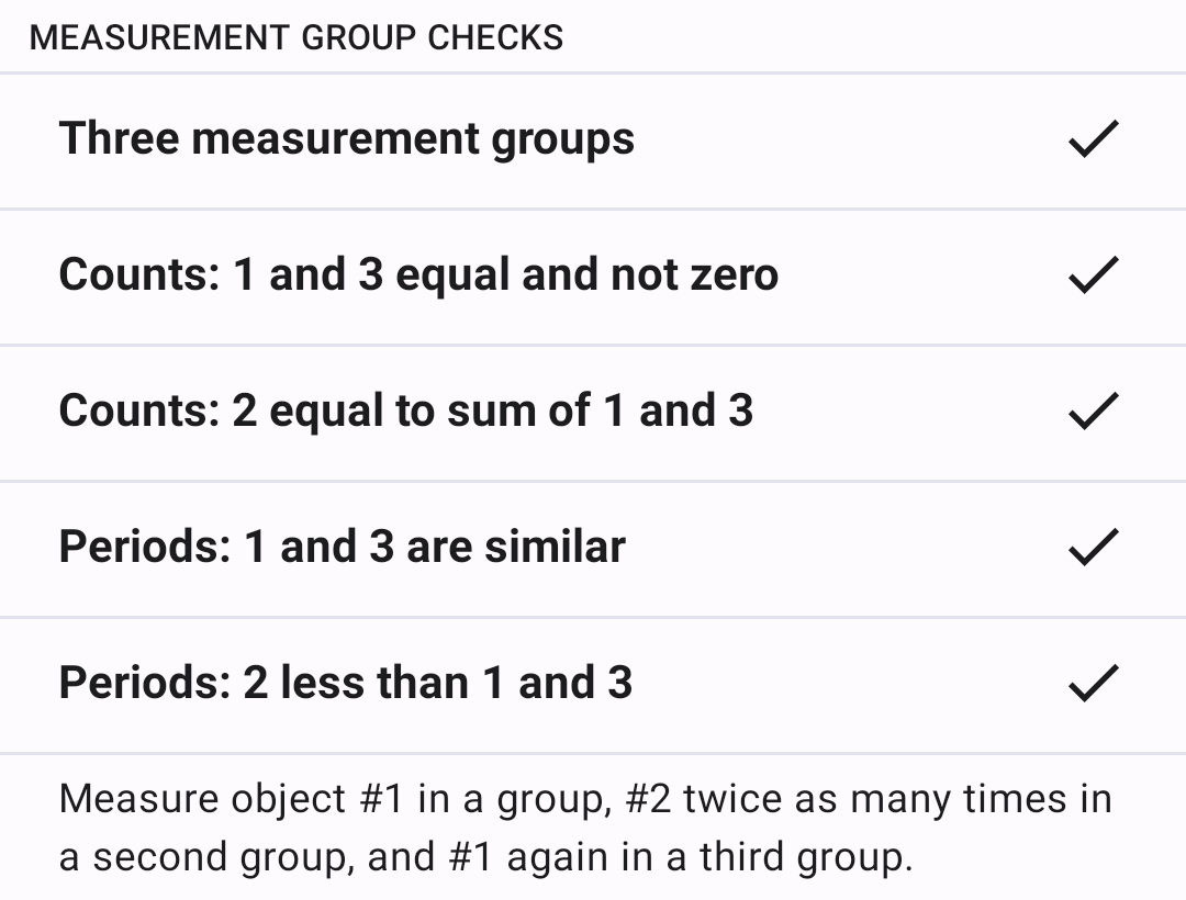 Calibration Checks