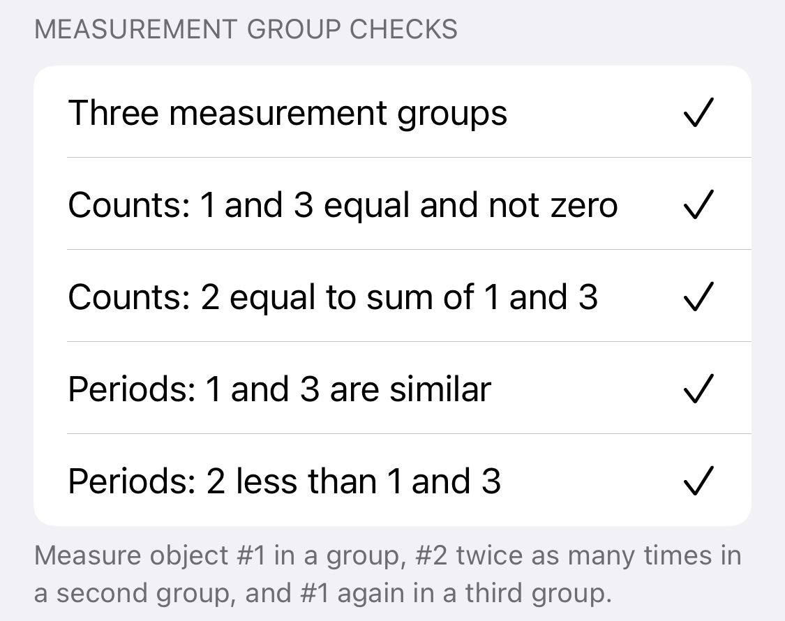 Calibration Checks